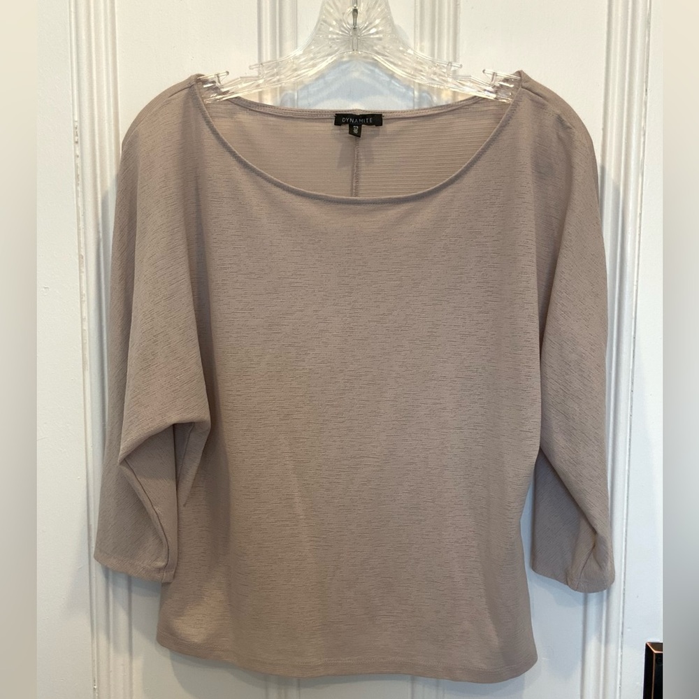 Dynamite Champagne Color Top Size P/S